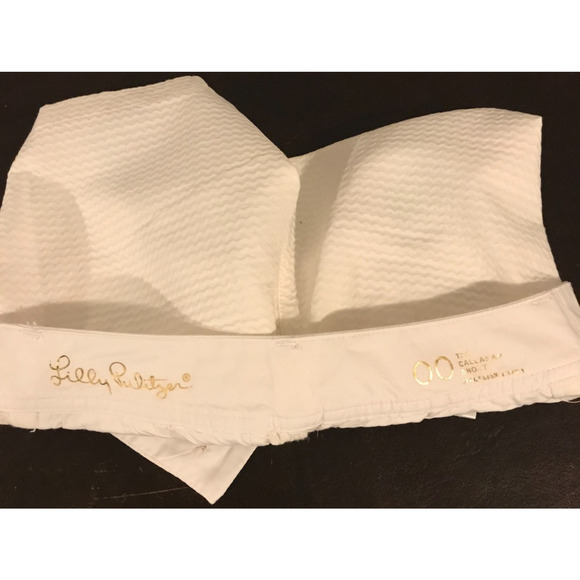 Lilly Pulitzer Callahan Resort White Callahan 5" Cotton Shorts - Size 00 - NWT - Picture 5 of 16